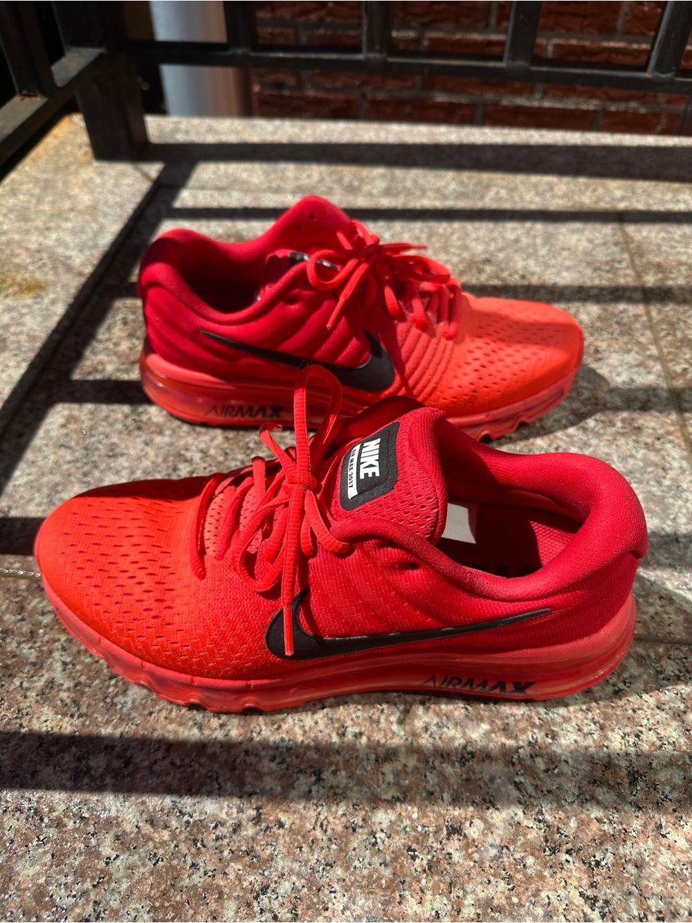 Bright Orange Nike Air Max 2017